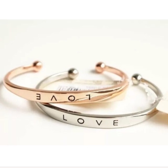Jewelry - NWT 3 beautiful Colors “Love” engraved  $ll